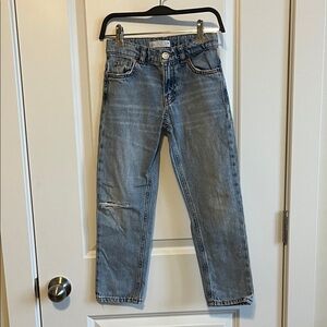 Zara Kids Light Blue Distressed Jeans